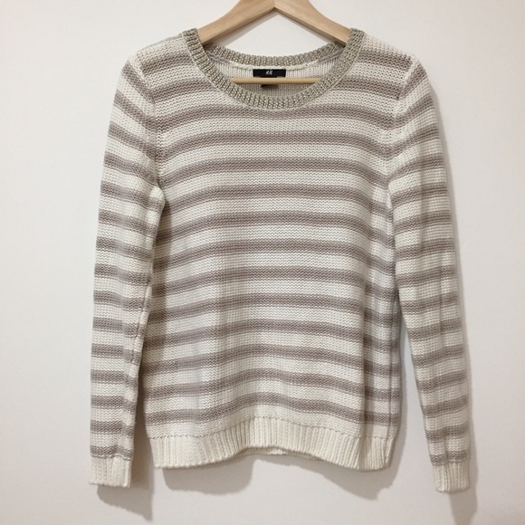 H&M Sweaters - Striped Knit Sweater
